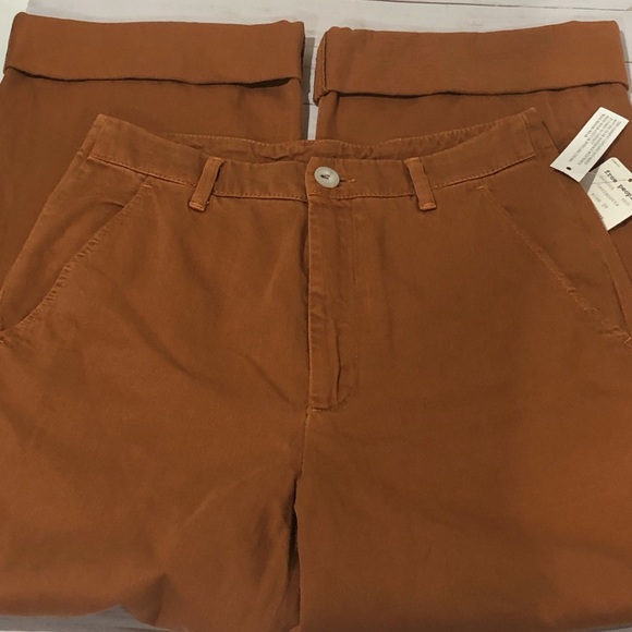 Free People Pants - Free People On My Mind Wide Leg Pants Terracotta